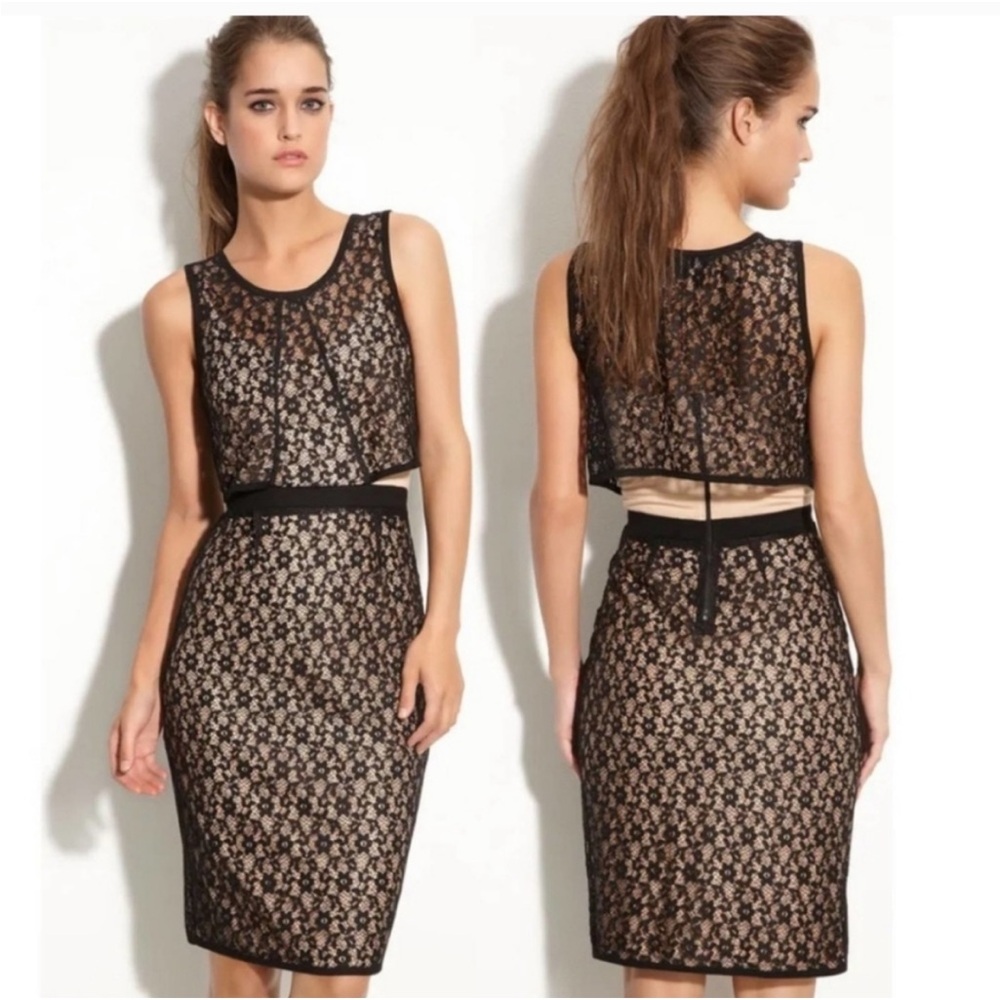 Marc by Marc Jacobs black lace sleeveless dress, XS